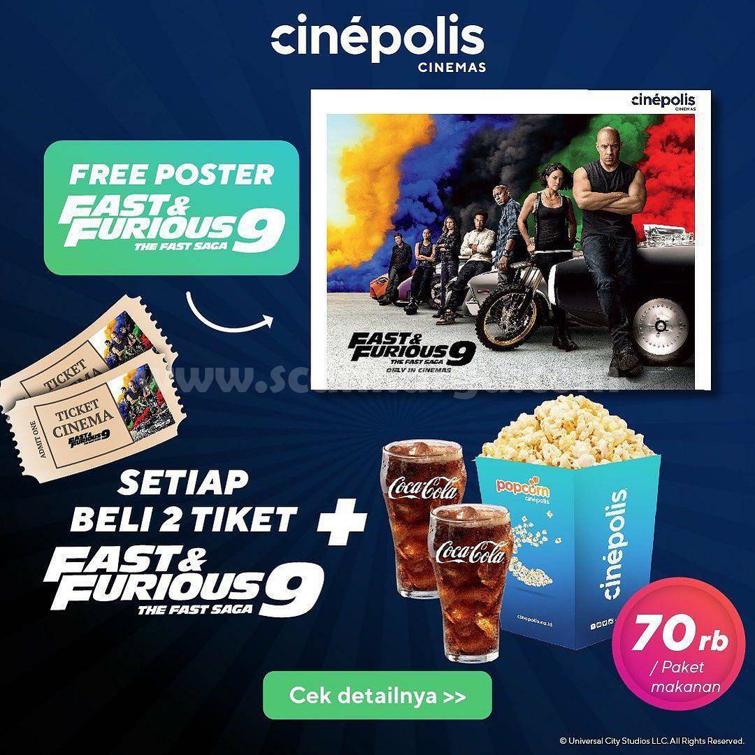 Promo CINEPOLIS GRATIS Poster FAST & FURIOUS 9