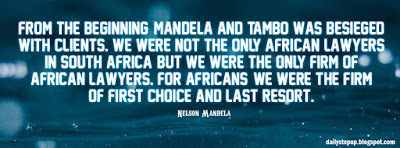 From the beginning, Mandela and Tambo was besieged with clients. We were not the only African lawyers in South Africa, but we were the only firm of African lawyers. For Africans, we were the firm of first choice and last resort.