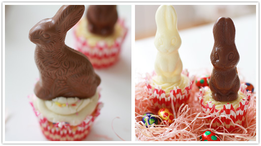 Chocolate Bunny Cupcake Topper | Paper & Party Love