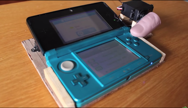 Nintendo 3DS klikacz domowej roboty