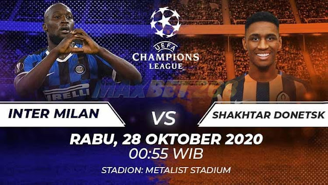 Prediksi Shaktar Donetsk Vs Inter Milan, Rabu 28 Oktober 2020 Pukul 00.55 WIB