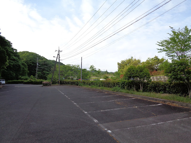 南部町カントリーパークの駐車場