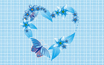 Blue Love Butterfly