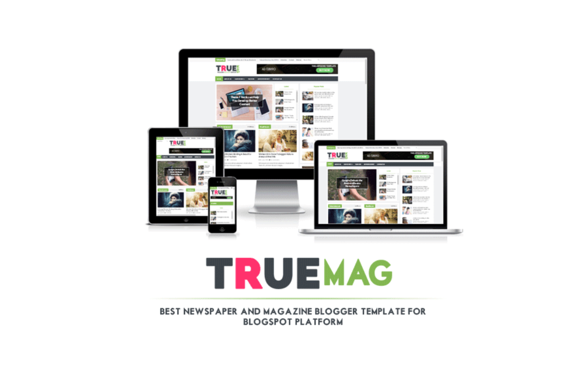 TrueMag Premium Version Blogger