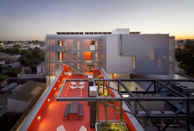 Completed Building Housing category - 28th Street Apartments (USA), Koning Eizenberg Architecture via blog White Hat Architecture