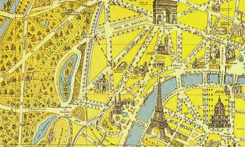 FRIDAY'S FFFFOUND: OLD PARIS MAP