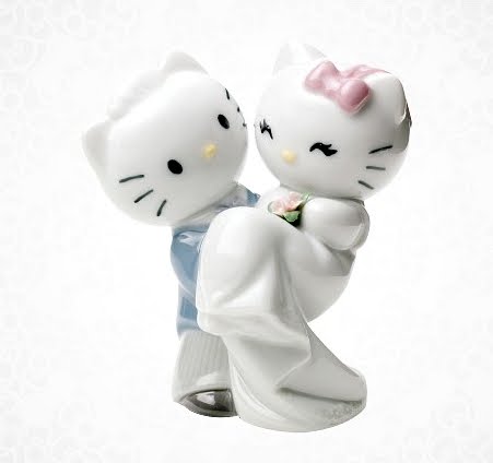 How about picking up this creepily cute Hello Kitty and Dear Daniel wedding 