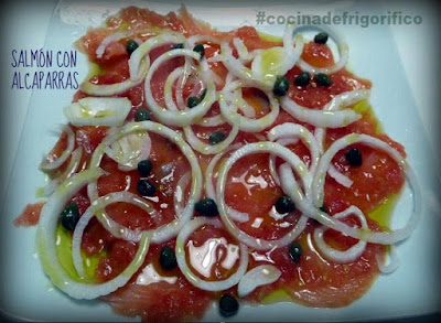 salmon con alcaparras #cocinadefrigorifico