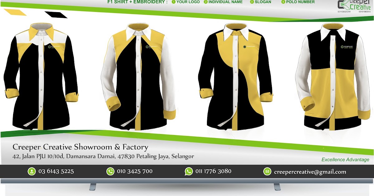 Download Corporate shirt mockup | Design Baju Korporat Muslimah