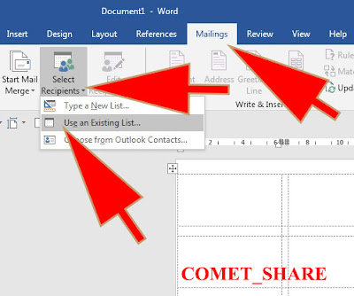 Cara Mudah Membuat Label Nama Undangan Menggunakan Microsoft Word