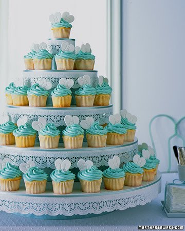 Cupcake Cakes One new trend that is happening for wedding cakes is leaving