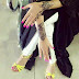 Mehndi design with heels