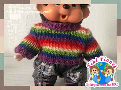 kiki monchhichi mois fierté gay lgbt+ pride month handmade fait main tricot