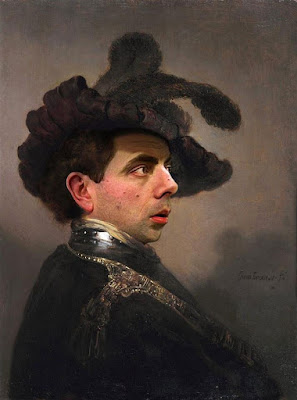  Rowan Atkinson atau lebih dikenal dengan Mr NGAKAK! Mr Bean dalam Lukisan Klasik