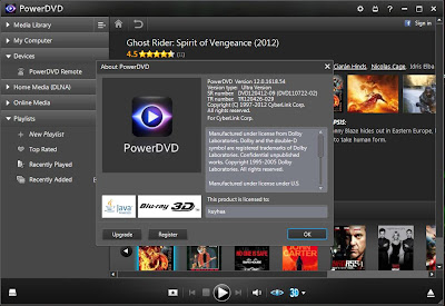  CYBERLINK POWERDVD ULTRA 12.0.1618.54 FULL