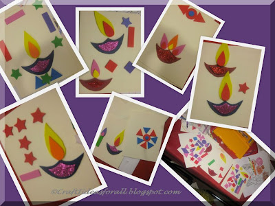   Waste Craft Ideas Kids on Diwali Craft Activity For Kids