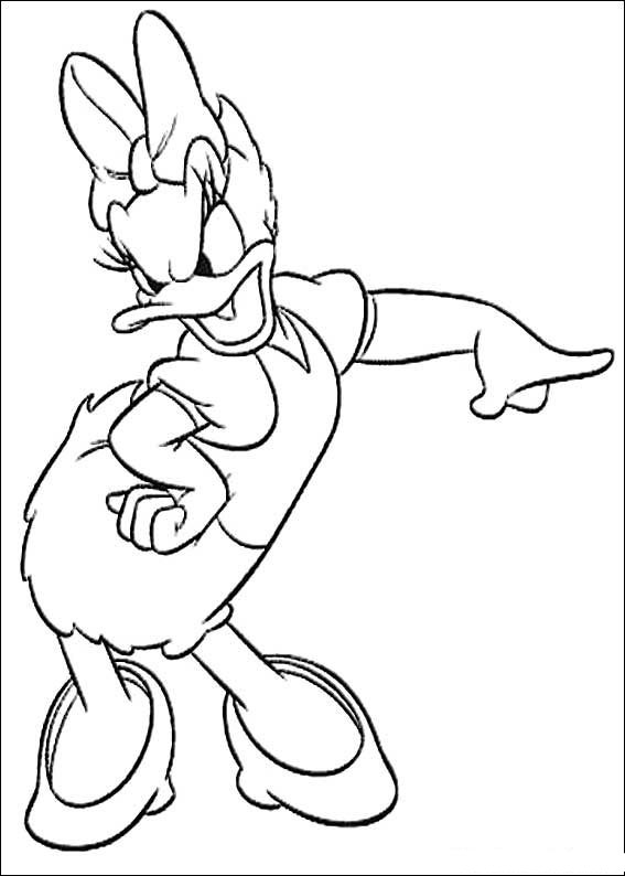 disney valentine coloring pages. Beautifull Disney Daisy Duck