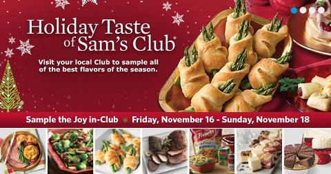 Holiday Taste of Sam's Club