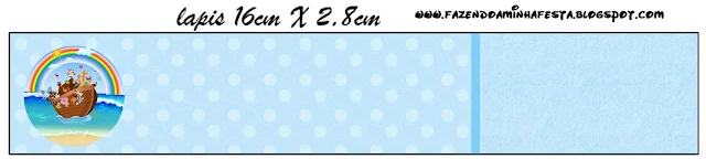 Noah´s Ark for Boys Free Printable Labels.