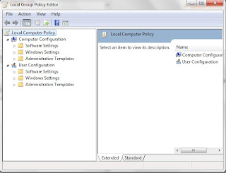 Local Group policy editor