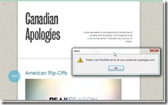 Canadian Apologies on Tumbler