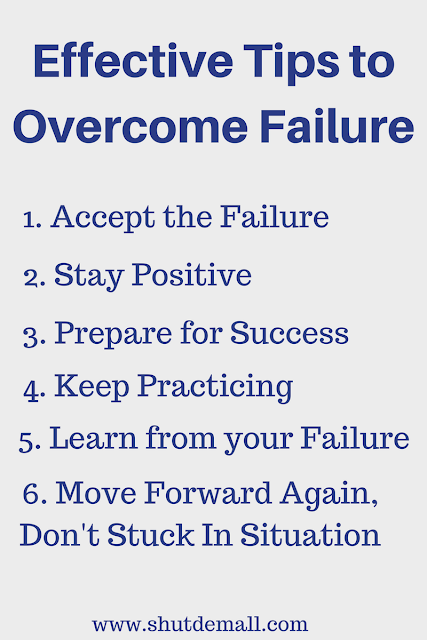 effective tips to overcome failure