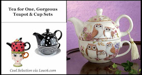 Tea for one, gorgeous teapot and tea cup sets
