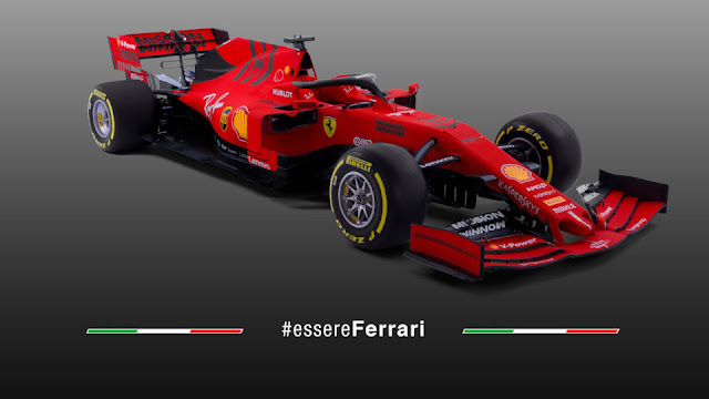 Formula 1 2019 bolid Ferrari