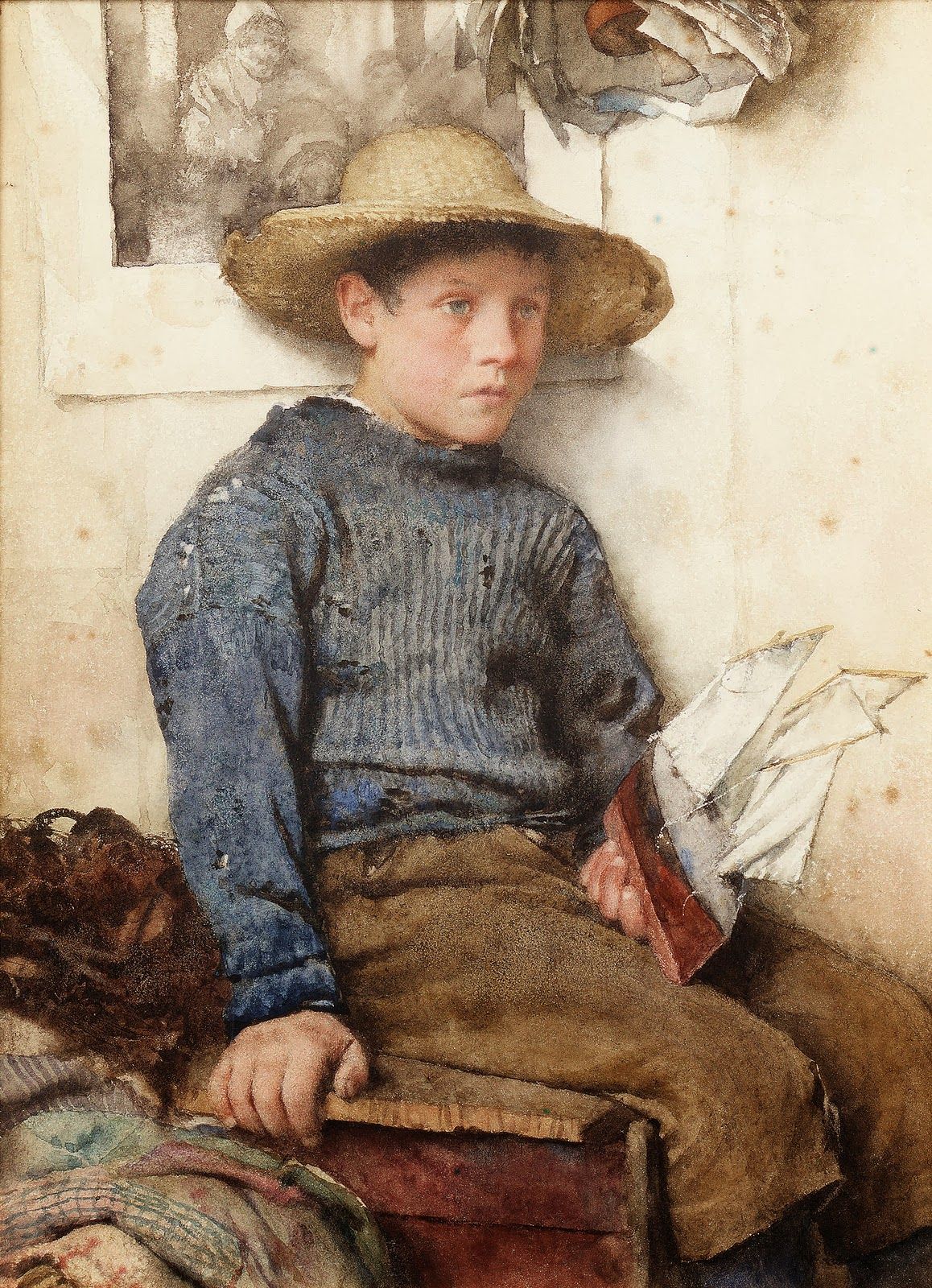 Walter Langley A Fishermans Son 