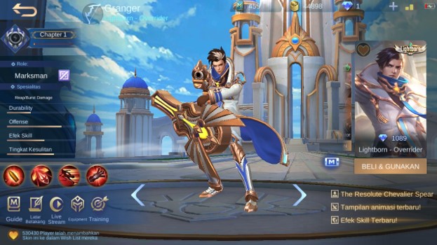 Granger Marksman Terbaik di Mobile Legend