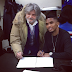 Photos: Samuel Eto signs new contract with U.C. Sampdoria