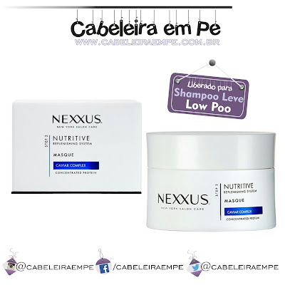 Máscara Nutritive Masque - Nexxus liberada para Shampoo Leve (Low Poo) - Lançamento de linha internacional na Beauty Fair 2016