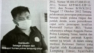 Ssstt....!! Ada Polisi Hello-Kity Pembohong di Polres Lampung Timur