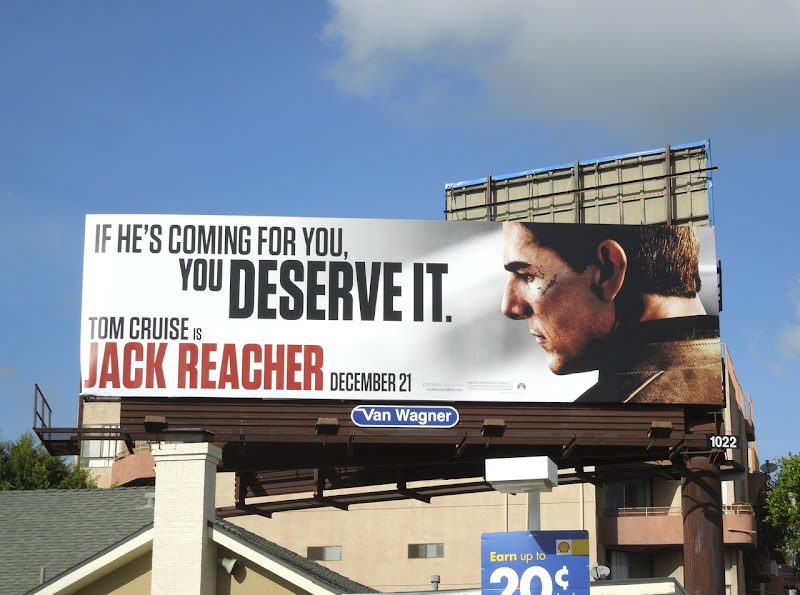 Jack Reacher movie billboard