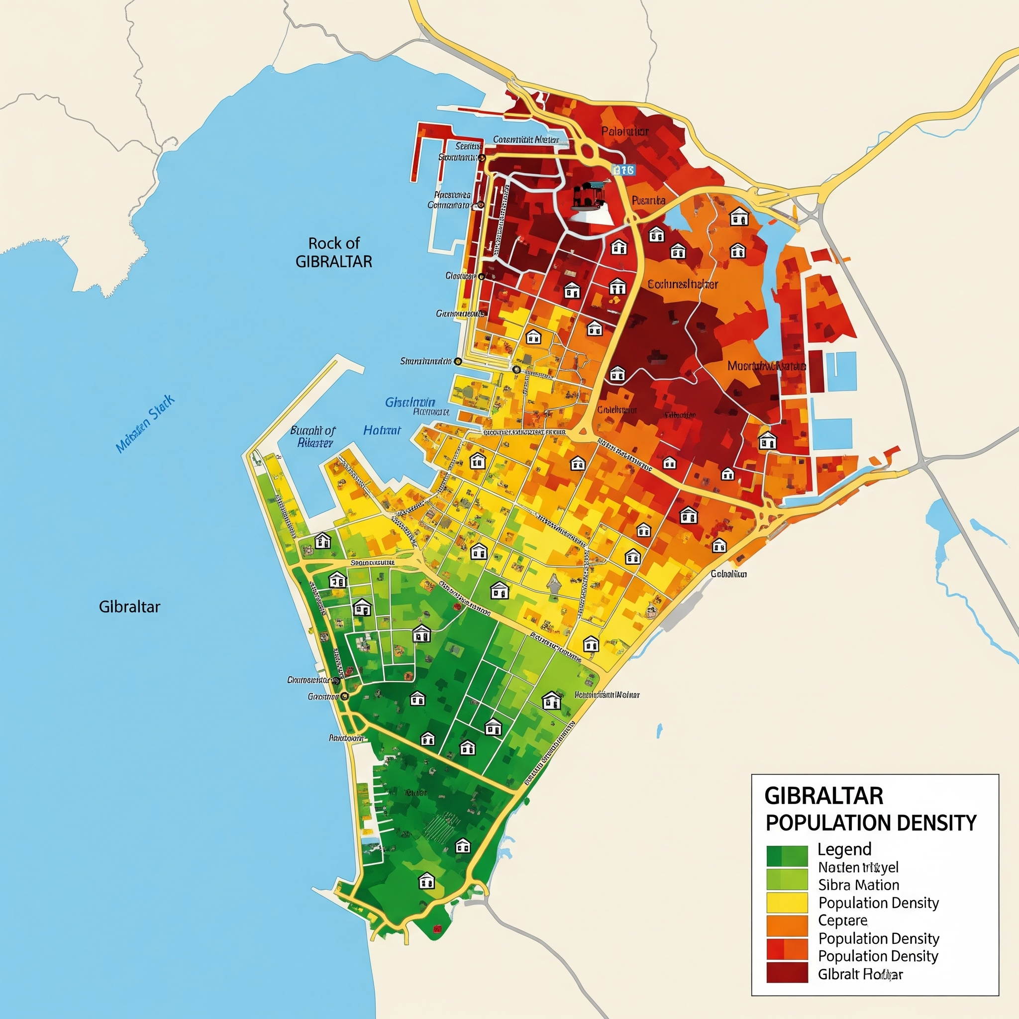 Gibraltar: Living on the Rock, a Study in Extreme Density