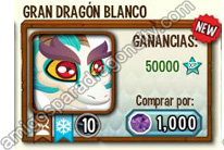 imagen de la formula del gran dragon blanco