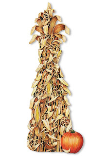 Jointed Cornstalk Cutout - Thanksgiving Decorations