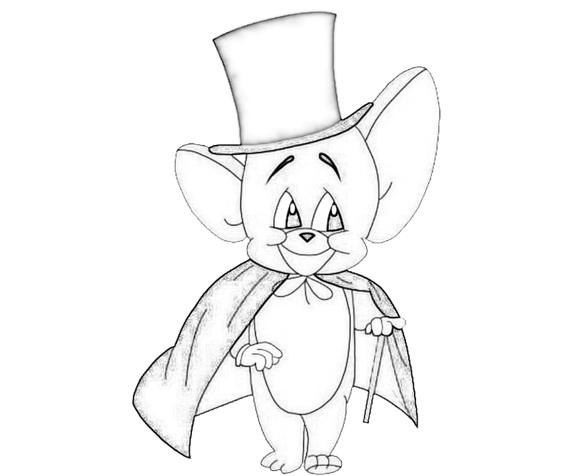 tom-and-jerry-jerry-mouse-magician-coloring-pages