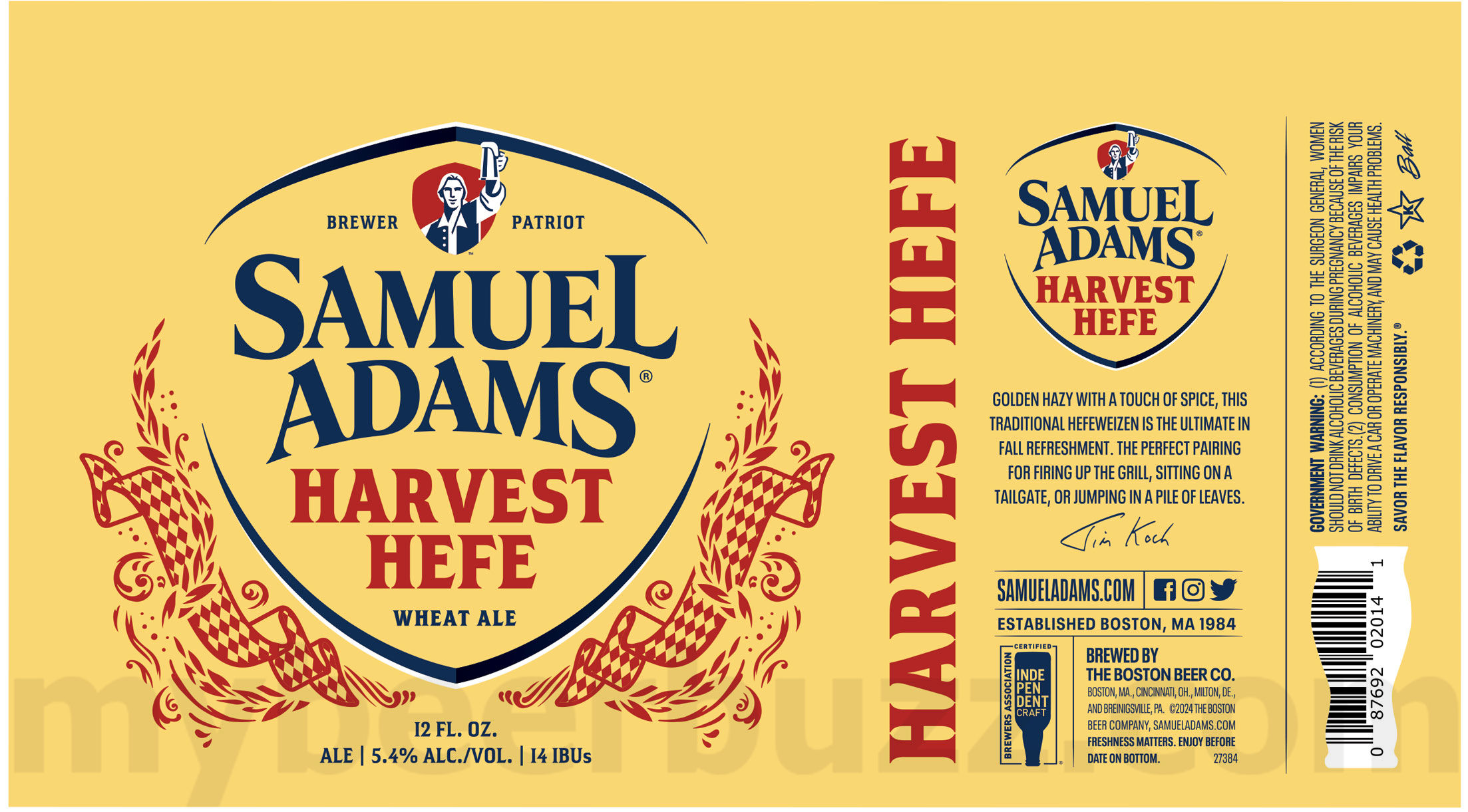 Samuel Adams Adding 2024 Octoberfest, Harvest Hefe & Flannel Fest