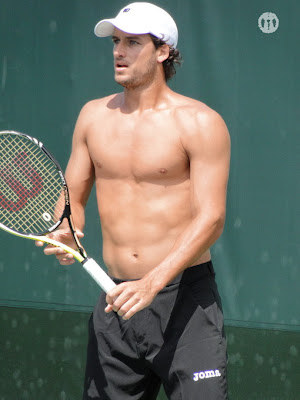 Feliciano Lopez Shirtless at Miami Open 2010