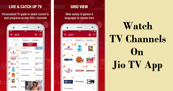 Jio Tv app for android