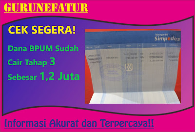 CEK SEGERA! Dana BPUM Sudah Cair Tahap 3 Sebesar 1,2 Juta