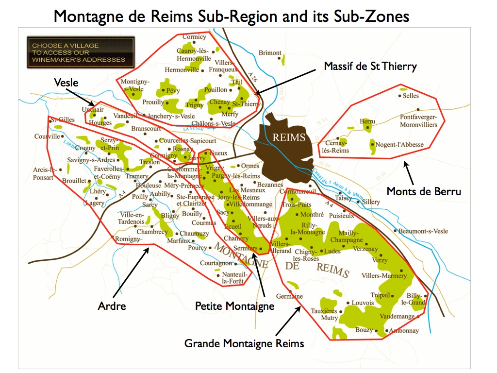 Wine Mise En Abyme Montagne De Reims And Its Grand Cru