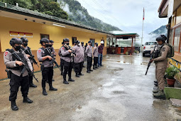 TNI-Polri Tertibkan Pendulang Emas Freeport di Area Mandalika Yard Ridge Camp Mile 72