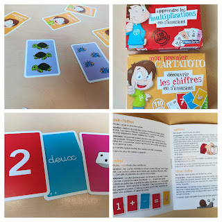 Cartatoto jeu éducatif avec des cartes additions multiplication dénombrement
