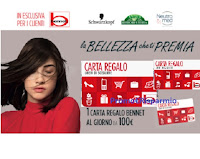 Concorso "La bellezza che ti premia" : in regalo Card Bennet da 5€ e vinci buoni da 100€