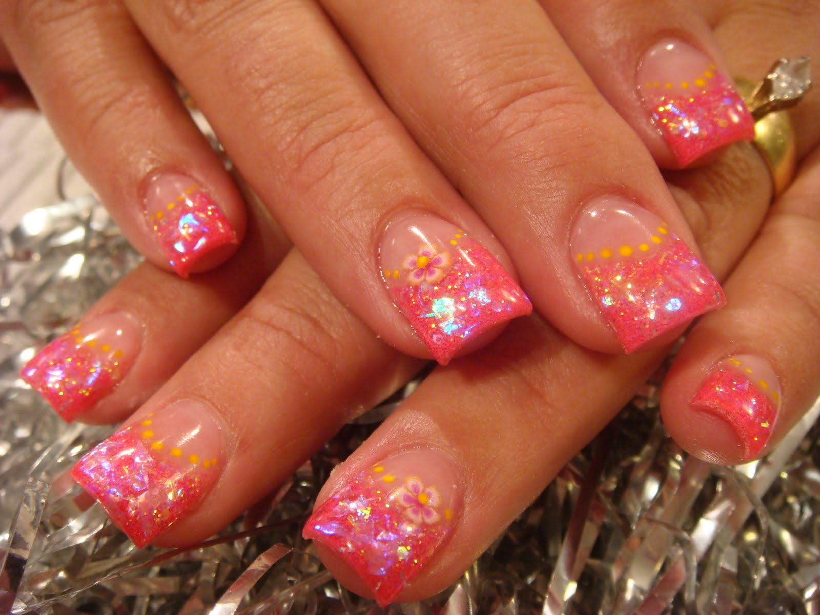 The Exciting Pink acrylic nails designs Image The Glamorous Pink acrylic nails designs Photo