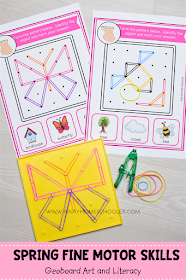 Spring Themed Fine Motor Skills and STEM Activities