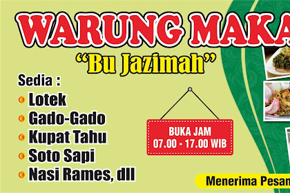 Paling Baru Desain Spanduk Warung Makan Background Banner Makanan