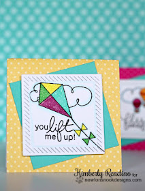 Kite Lunchbox Notes by Kimberly Rendino | Stamps by Newton's Nook Designs